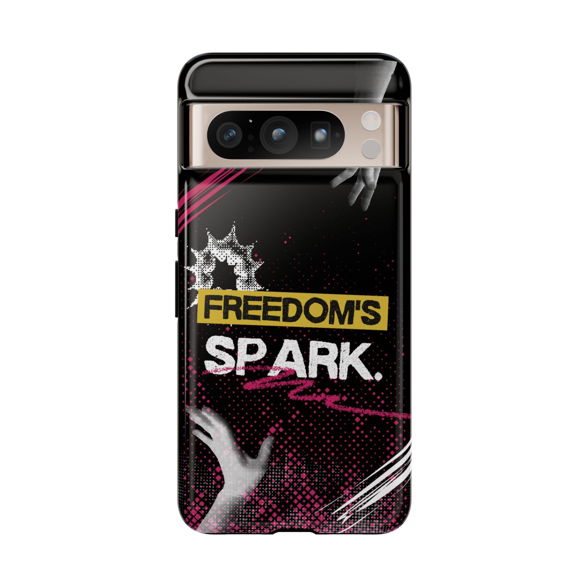Tough Cases - Freedom's Spark Motivationsl Themed Phone Protection for iPhone, Samsung, and Google Pixel (Matte/Glossy)