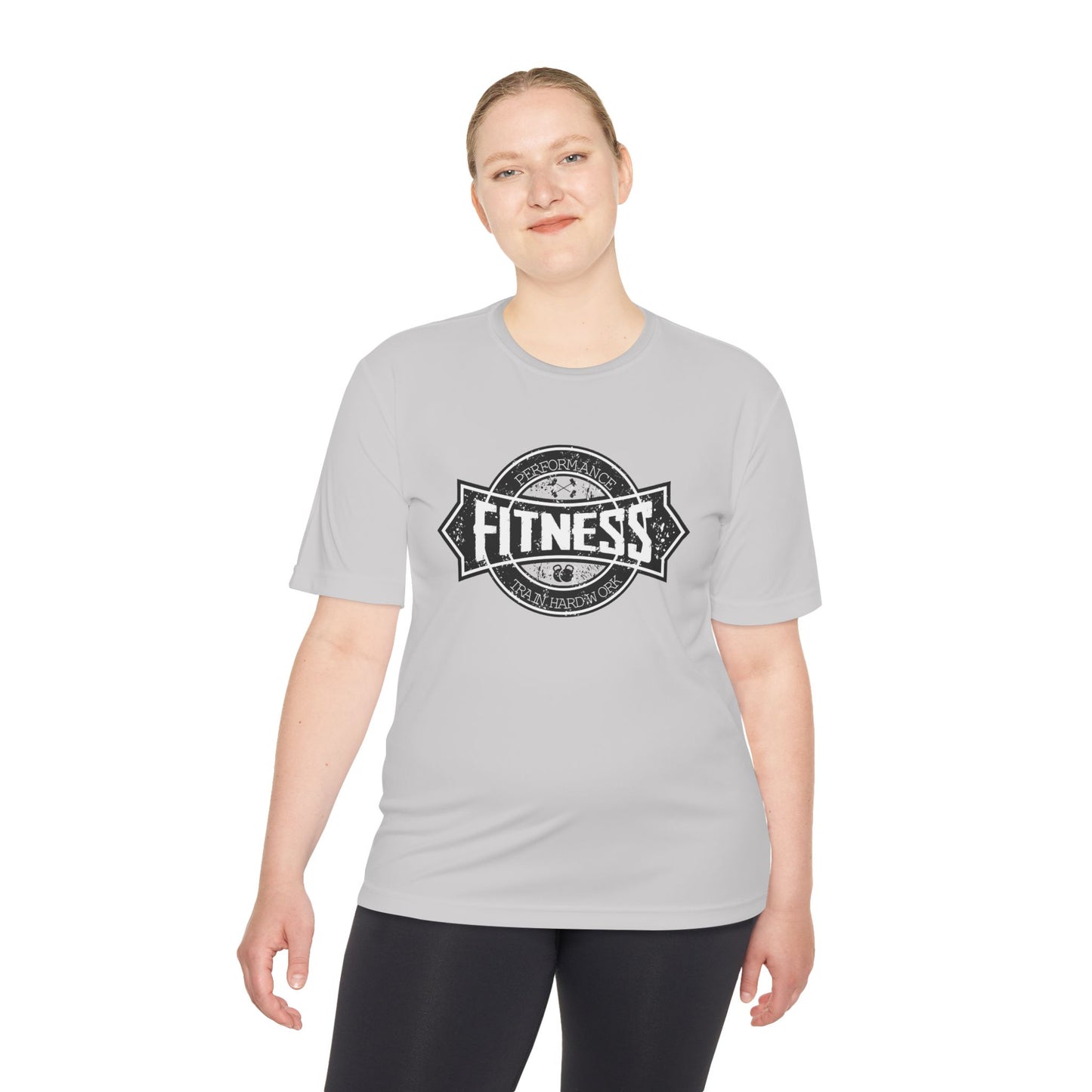 T-Shirt Moisture Wicking Fitness Shirt - Unisex Workout Tee for Gym, Running, Yoga