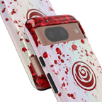 Tough Cases - Red Blossom Elegance Themed Phone Protection for iPhone, Samsung, and Google Pixel (Matte/Glossy)