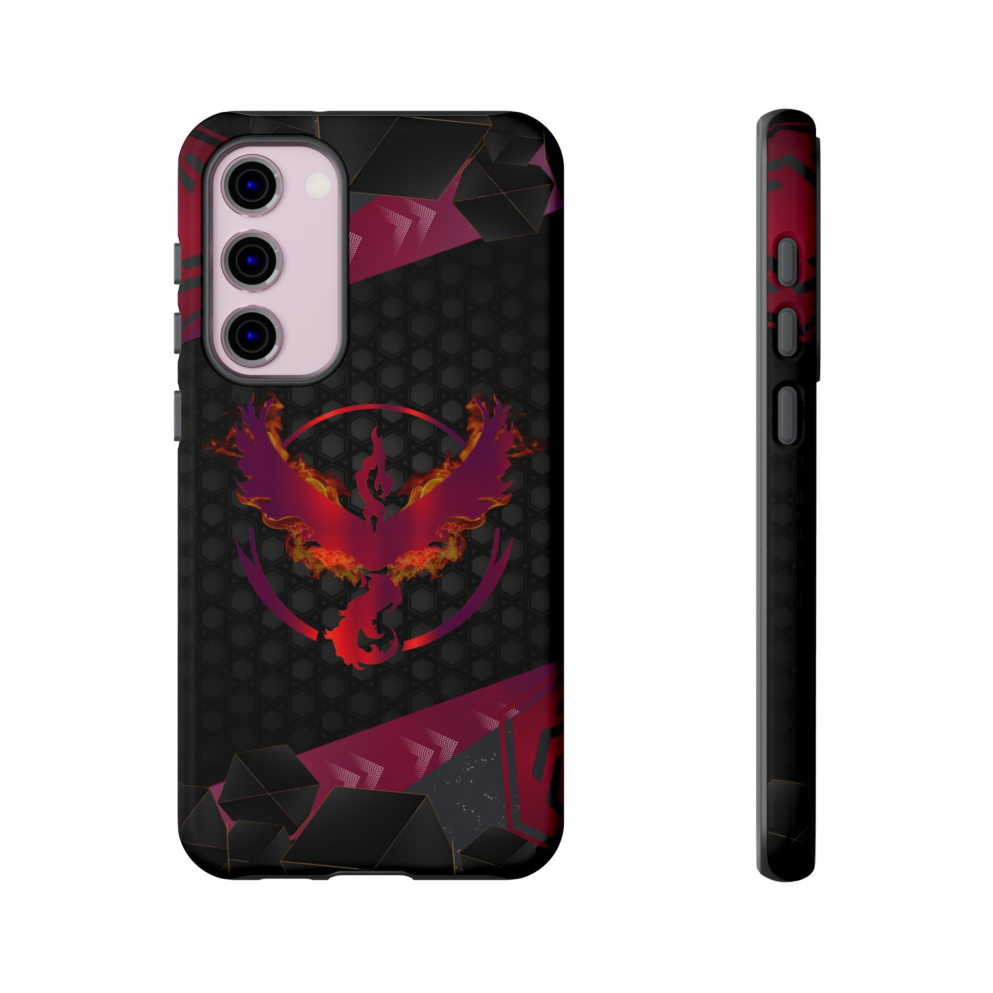 Pokémon Phone Case – Team Valor Tough & Rugged Dual-Layer Protection for iPhone, Samsung, Pixel | Wireless Charging Ready