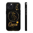 Tough Case Queen Phone Case – Matte & Glossy Crown Design for iPhone, Samsung & Pixel iPhone 13 Glossy