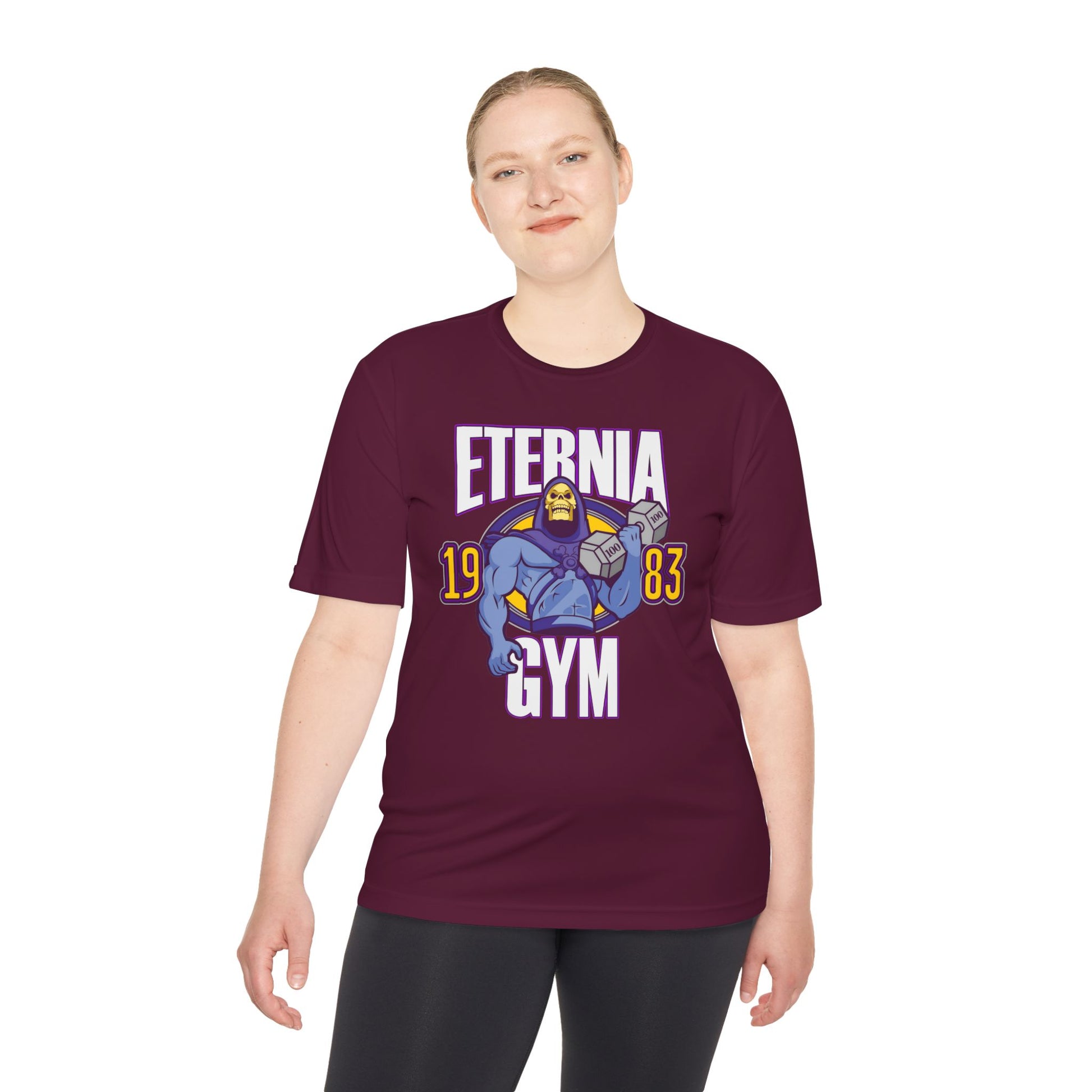 T-Shirt Eternia Gym Unisex Moisture Wicking Tee - Vintage Muscle Workout Shirt