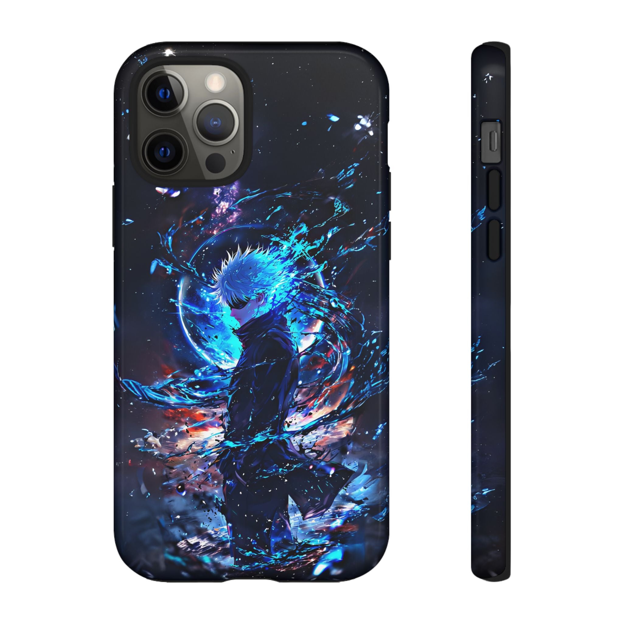 Anime Tough Phone Case – Gojou Satoru Design for iPhone, Samsung, and Google Pixel