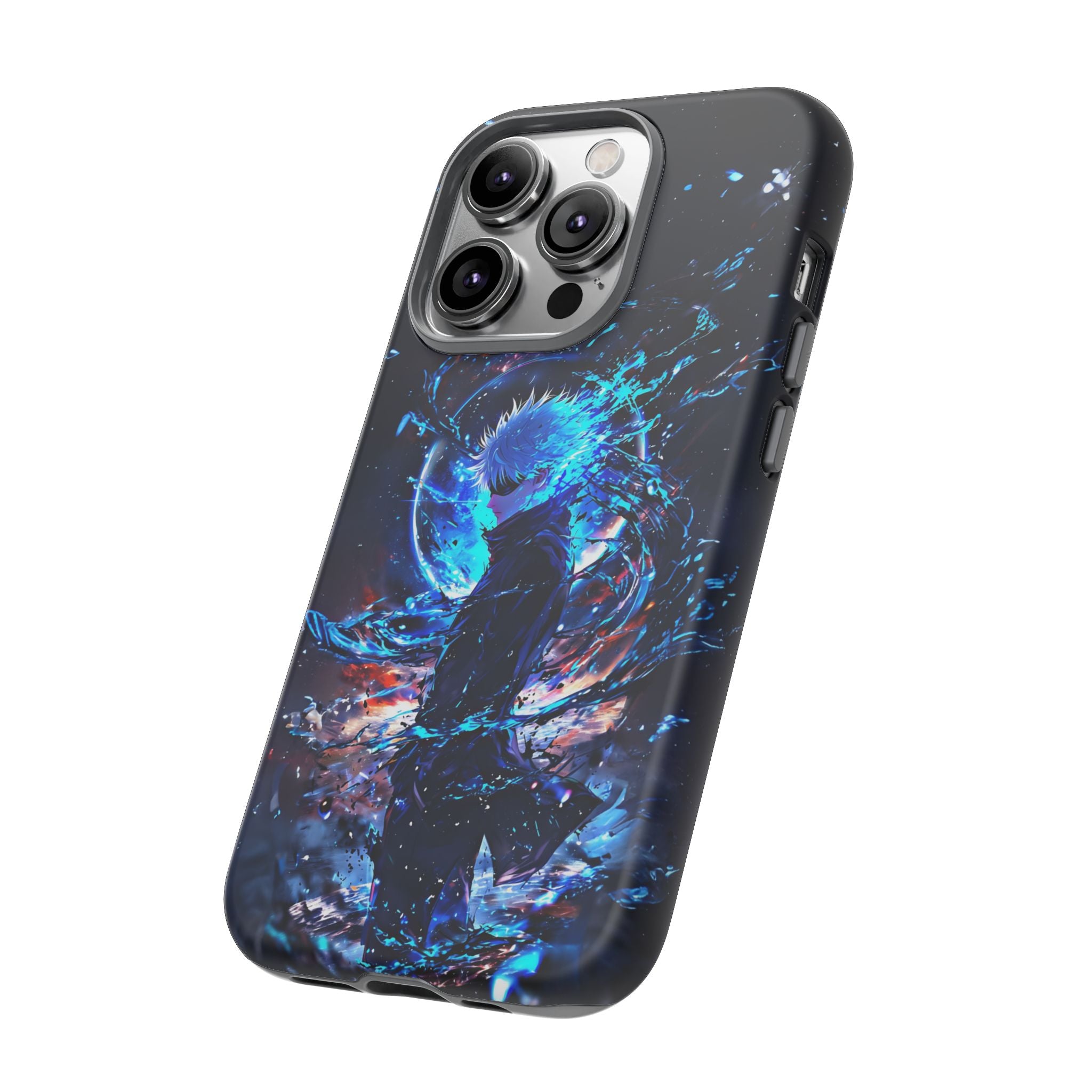 Anime Tough Phone Case – Gojou Satoru Design for iPhone, Samsung, and Google Pixel