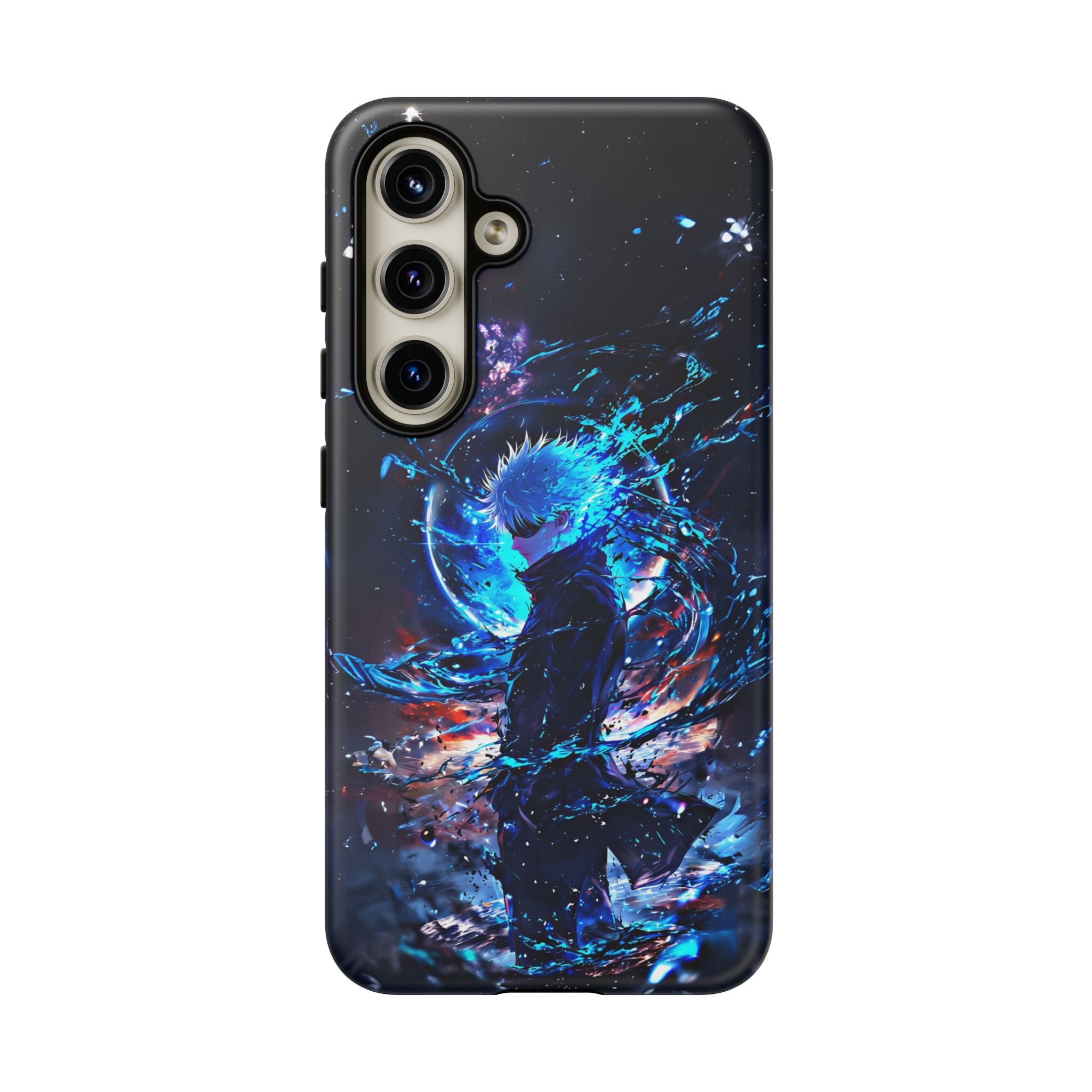 Anime Tough Phone Case – Gojou Satoru Design for iPhone, Samsung, and Google Pixel