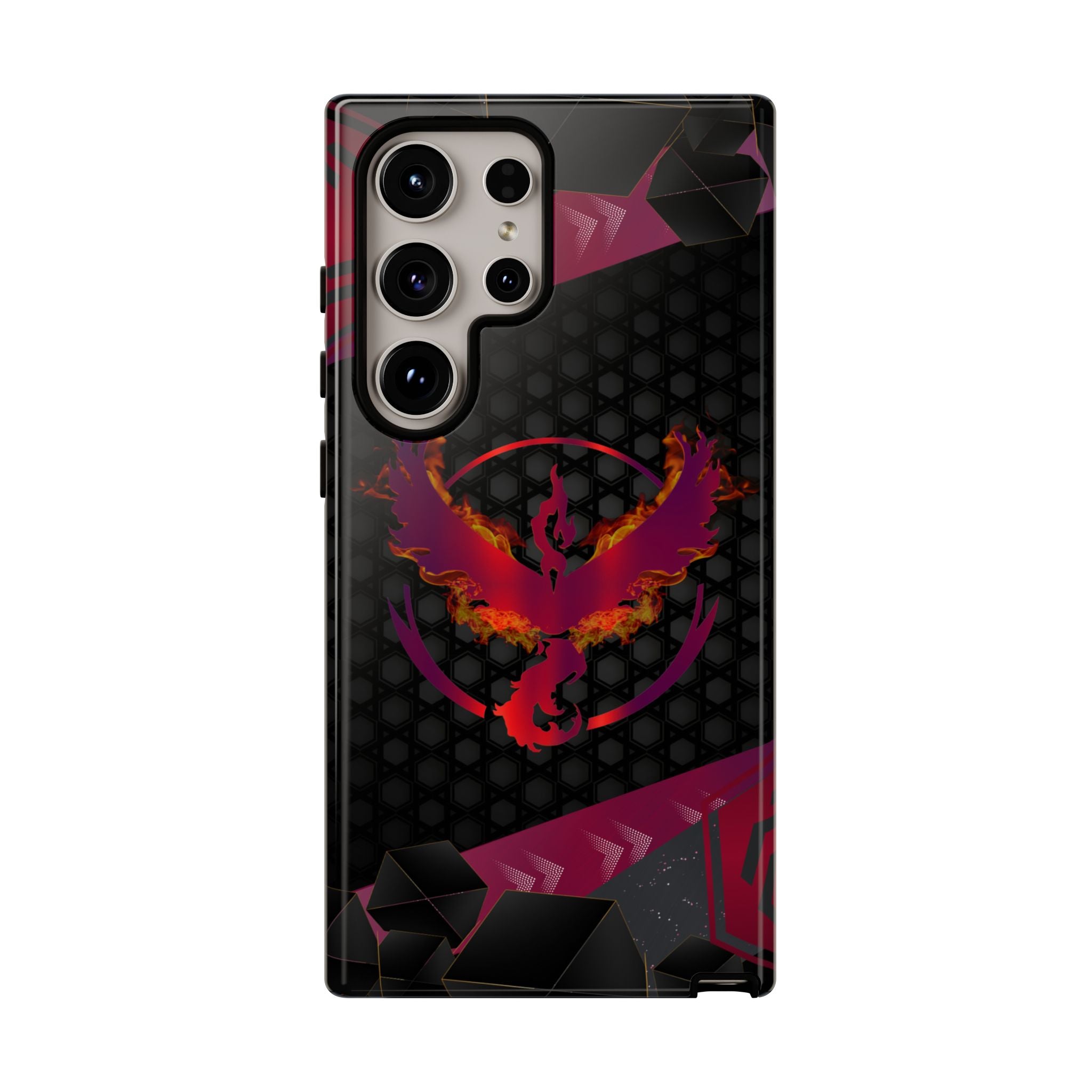 Pokémon Phone Case – Team Valor Tough & Rugged Dual-Layer Protection for iPhone, Samsung, Pixel | Wireless Charging Ready