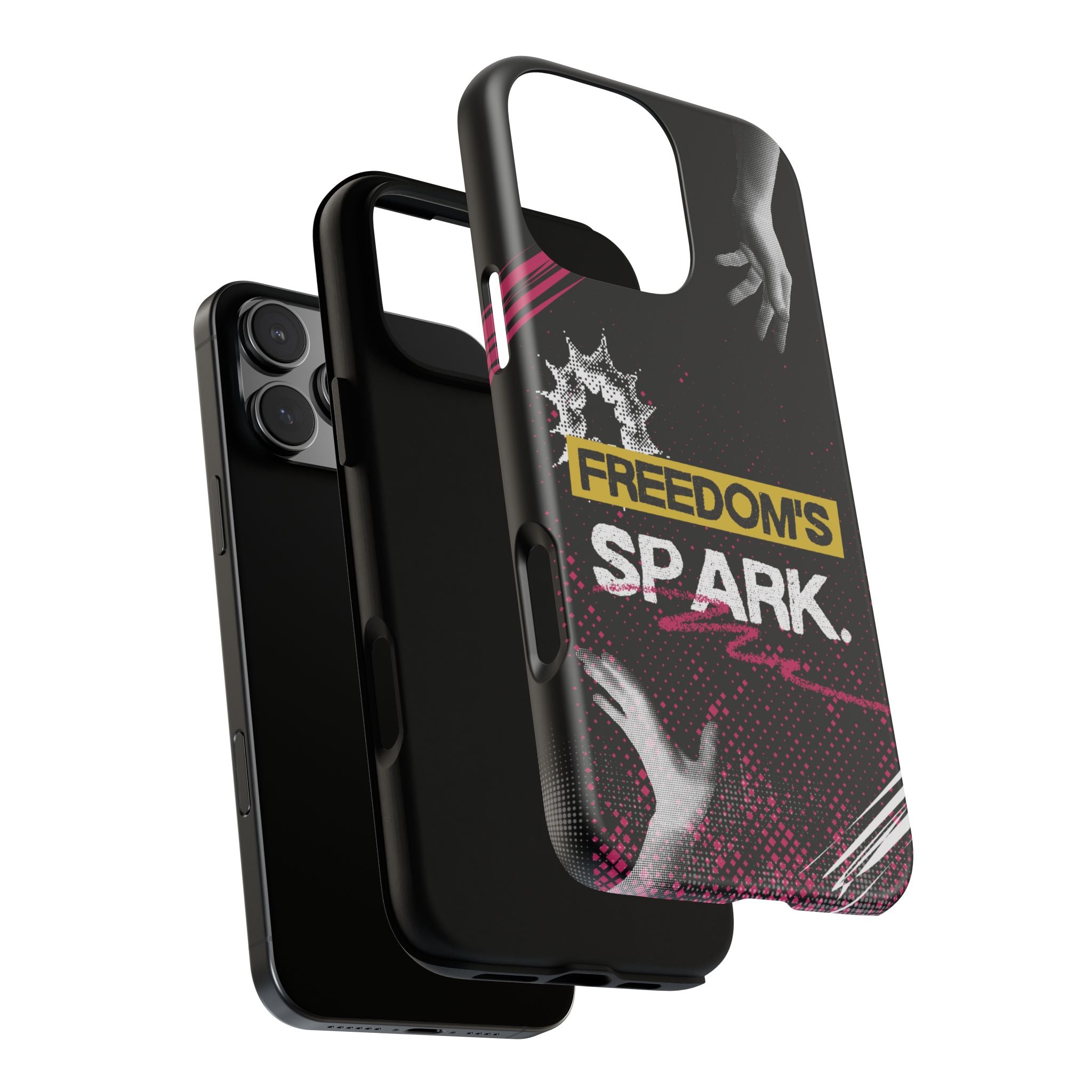 Tough Cases - Freedom's Spark Motivationsl Themed Phone Protection for iPhone, Samsung, and Google Pixel (Matte/Glossy)