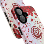 Tough Cases - Red Blossom Elegance Themed Phone Protection for iPhone, Samsung, and Google Pixel (Matte/Glossy)