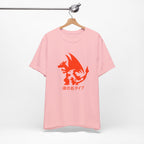 T-Shirt Unisex Dragon Graphic Tee - Perfect for Gamers, Anime Lovers, Casual Wear, Birthday Gifts, Fun Events, Cozy Vibes Pink
