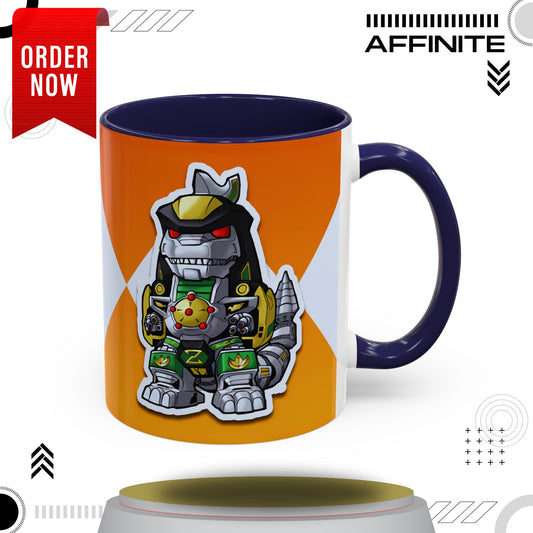 Mug Power Rangers Dragonzord Mug – 11oz & 15oz Ceramic Coffee Cup 11oz Navy