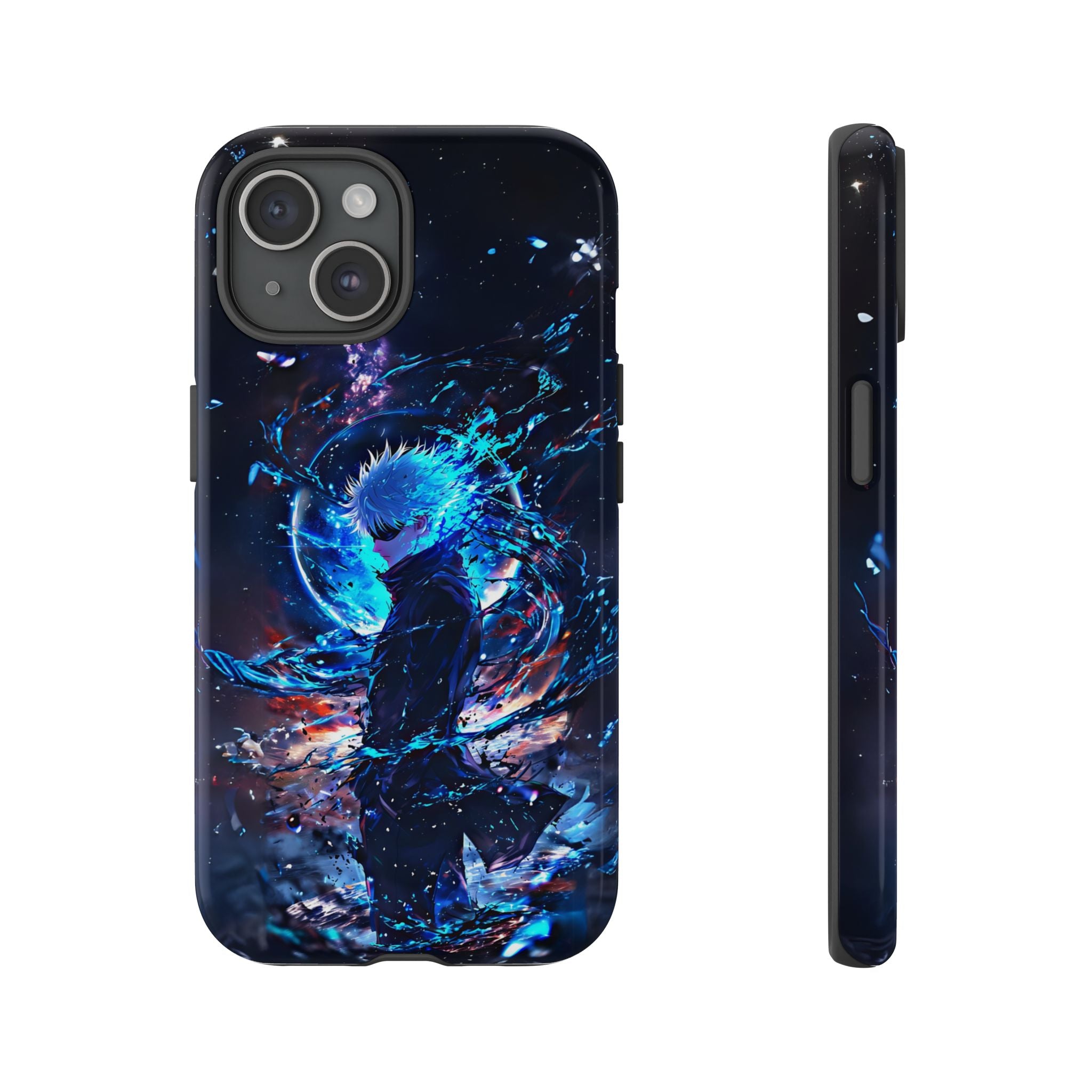 Anime Tough Phone Case – Gojou Satoru Design for iPhone, Samsung, and Google Pixel