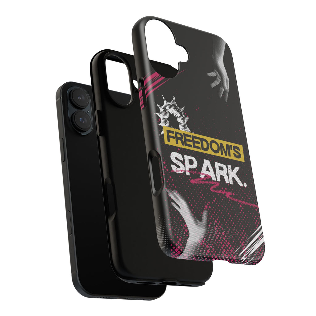Tough Cases - Freedom's Spark Motivationsl Themed Phone Protection for iPhone, Samsung, and Google Pixel (Matte/Glossy)