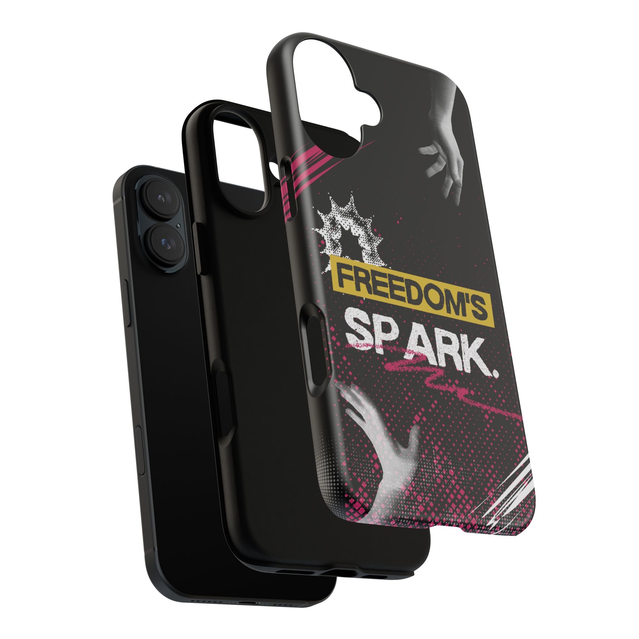 Tough Cases - Freedom's Spark Motivationsl Themed Phone Protection for iPhone, Samsung, and Google Pixel (Matte/Glossy)