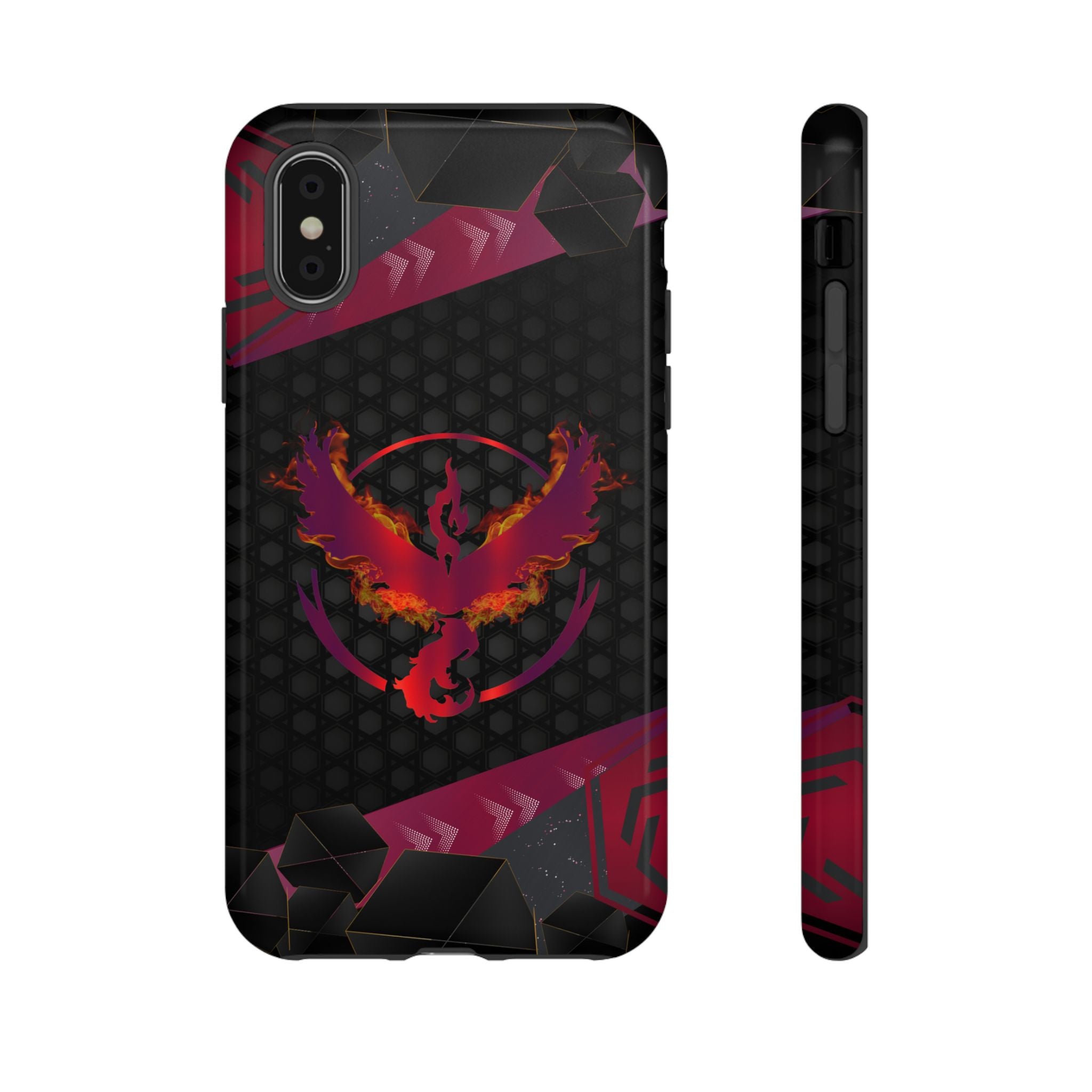 Pokémon Phone Case – Team Valor Tough & Rugged Dual-Layer Protection for iPhone, Samsung, Pixel | Wireless Charging Ready