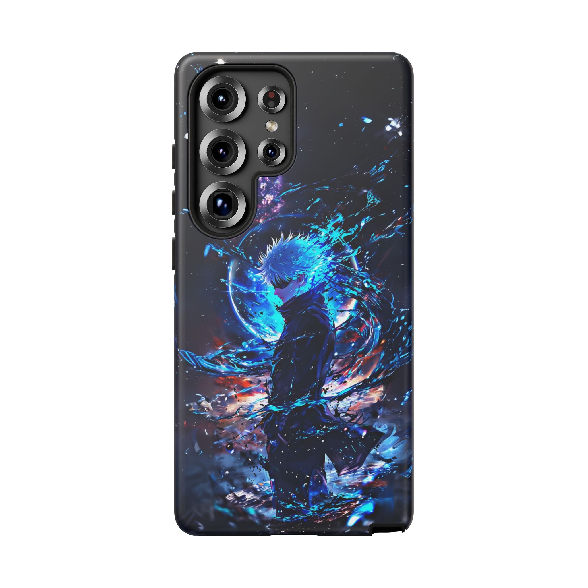 Anime Tough Phone Case – Gojou Satoru Design for iPhone, Samsung, and Google Pixel