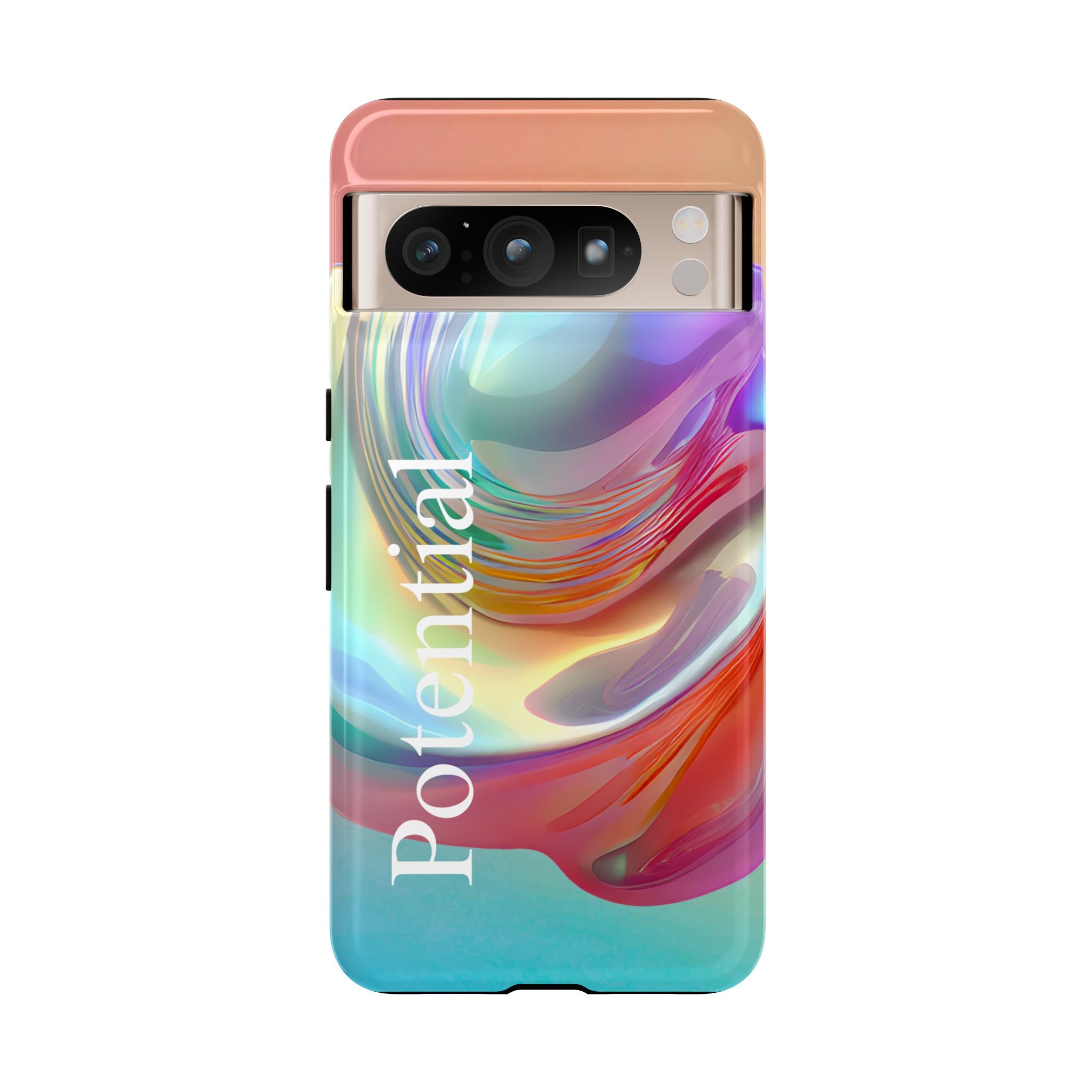 Colorful Phone Tough Case - "Potential" Metamorph Design