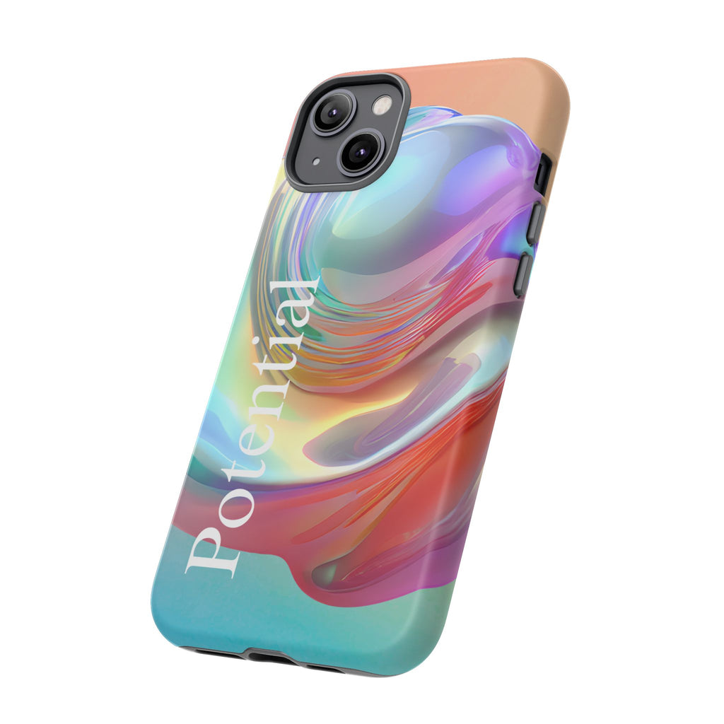 Colorful Phone Tough Case - "Potential" Metamorph Design