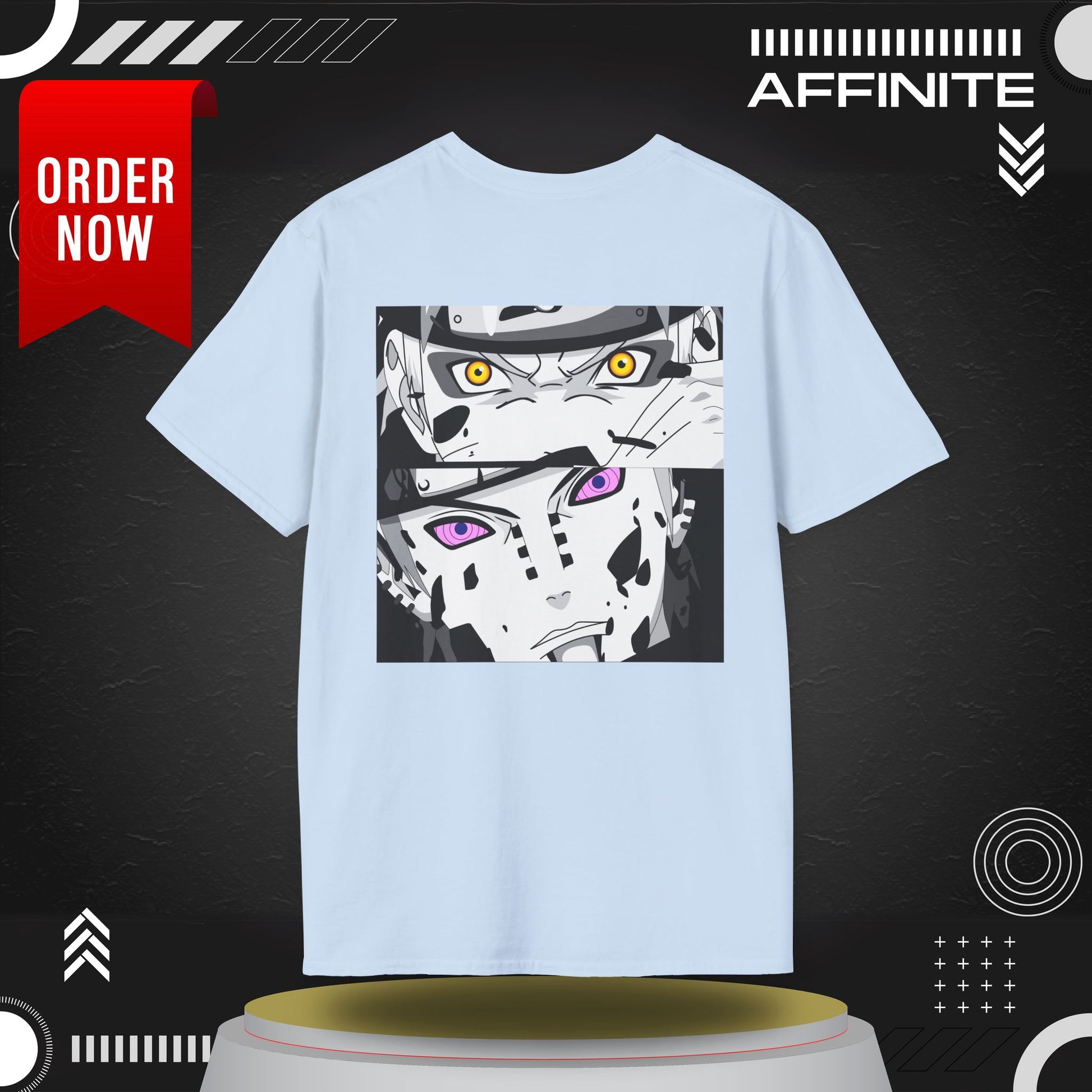 T-Shirt Anime-Jiraiya Inspired Unisex Softstyle T-Shirt with Bold Graphics