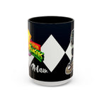 Mighty Morphin Power Rangers Black Ranger Ceramic Mug - 11oz & 15oz Coffee Mug - Accent Mug for Pop Culture Fans