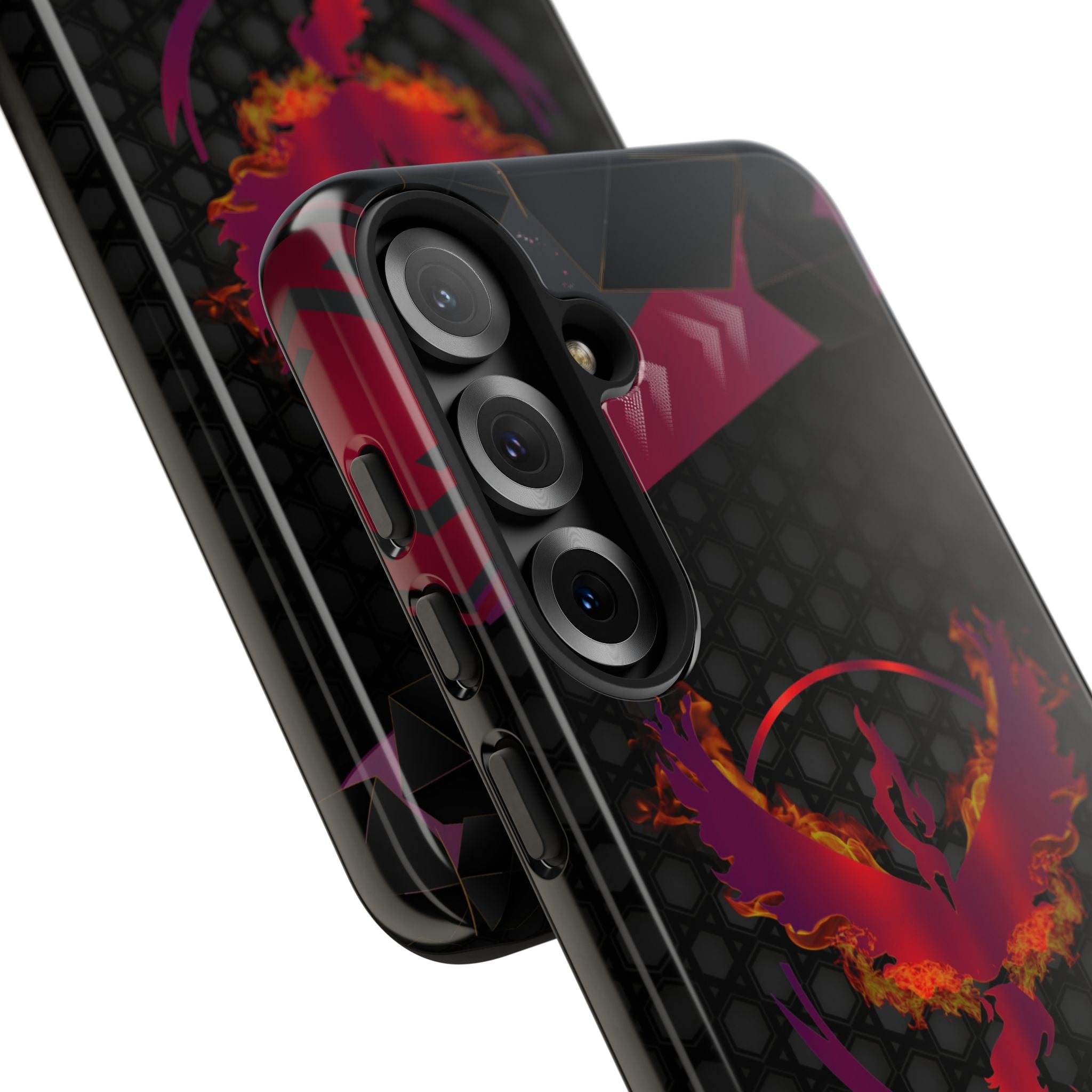 Pokémon Phone Case – Team Valor Tough & Rugged Dual-Layer Protection for iPhone, Samsung, Pixel | Wireless Charging Ready