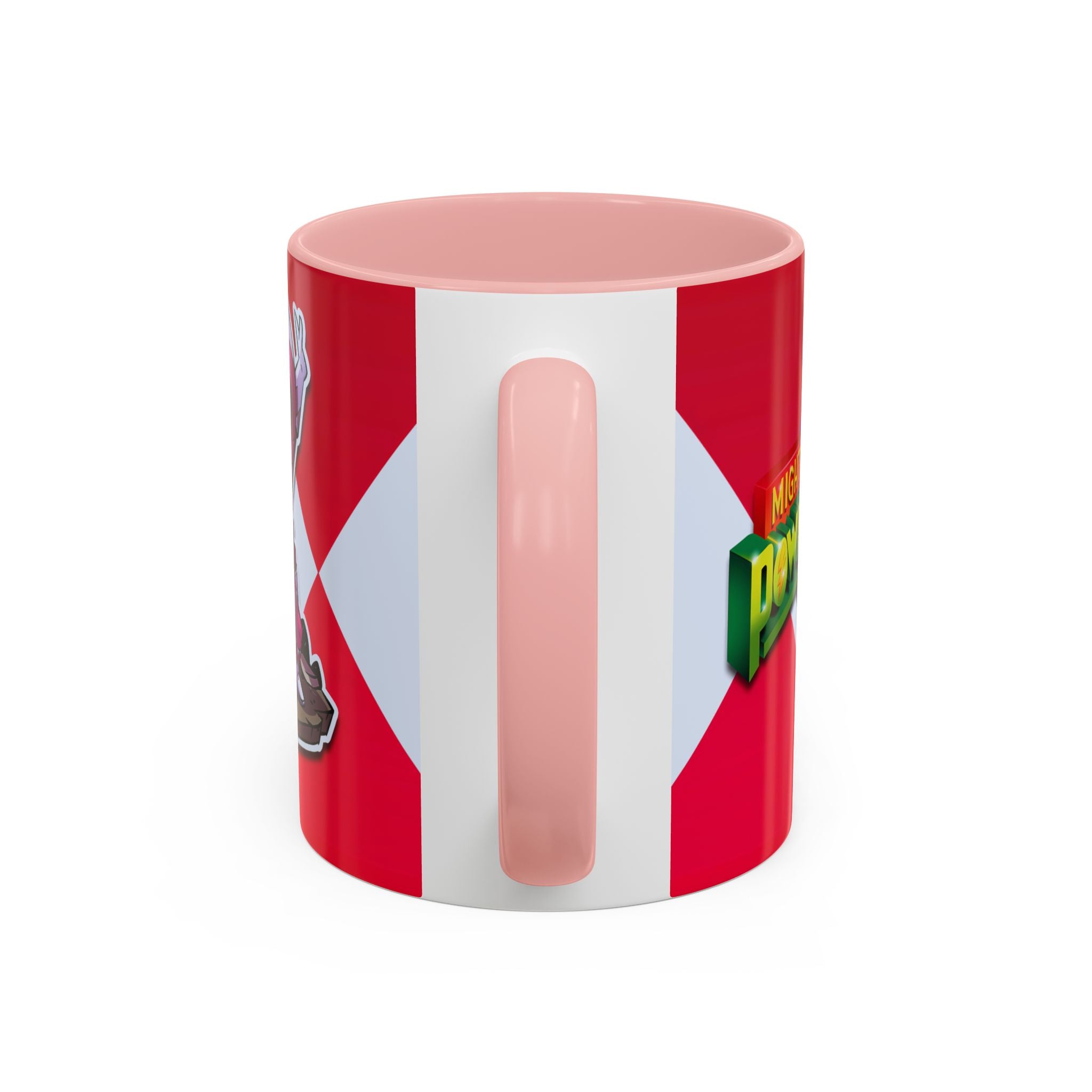 Mighty Morphin Power Rangers Pink Ranger Ceramic Mug - 11oz & 15oz Coffee Mug - Accent Mug for Pop Culture Fans