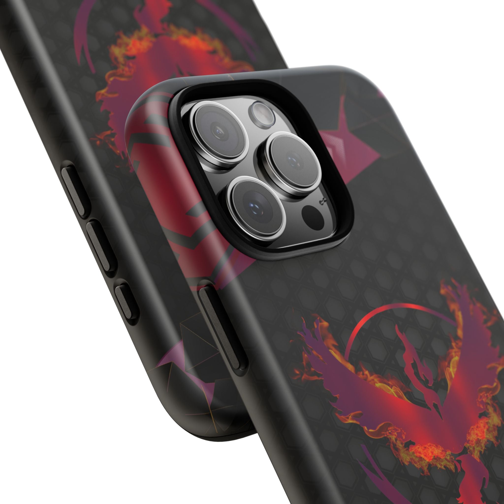 Pokémon Phone Case – Team Valor Tough & Rugged Dual-Layer Protection for iPhone, Samsung, Pixel | Wireless Charging Ready