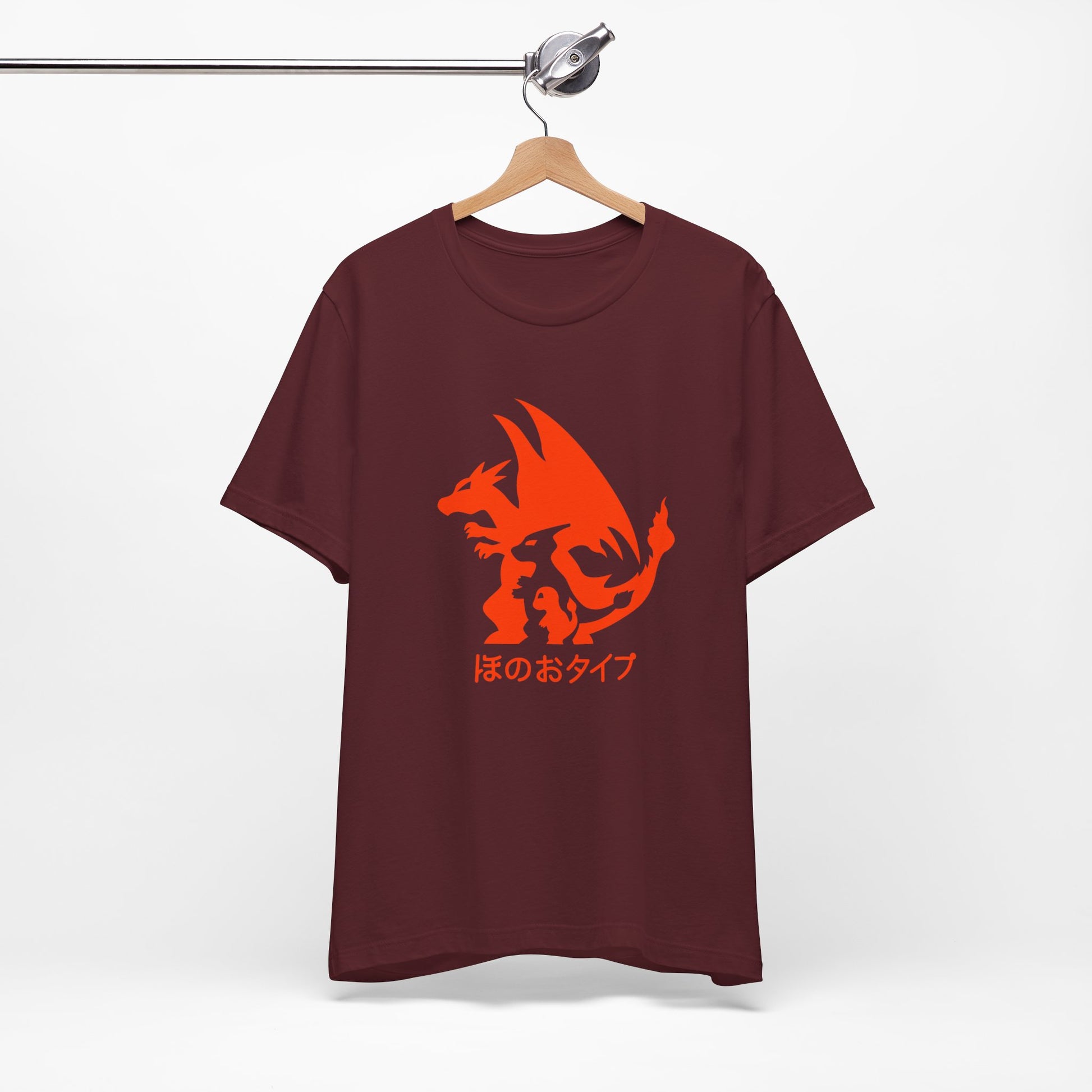 T-Shirt Unisex Dragon Graphic Tee - Perfect for Gamers, Anime Lovers, Casual Wear, Birthday Gifts, Fun Events, Cozy Vibes Maroon