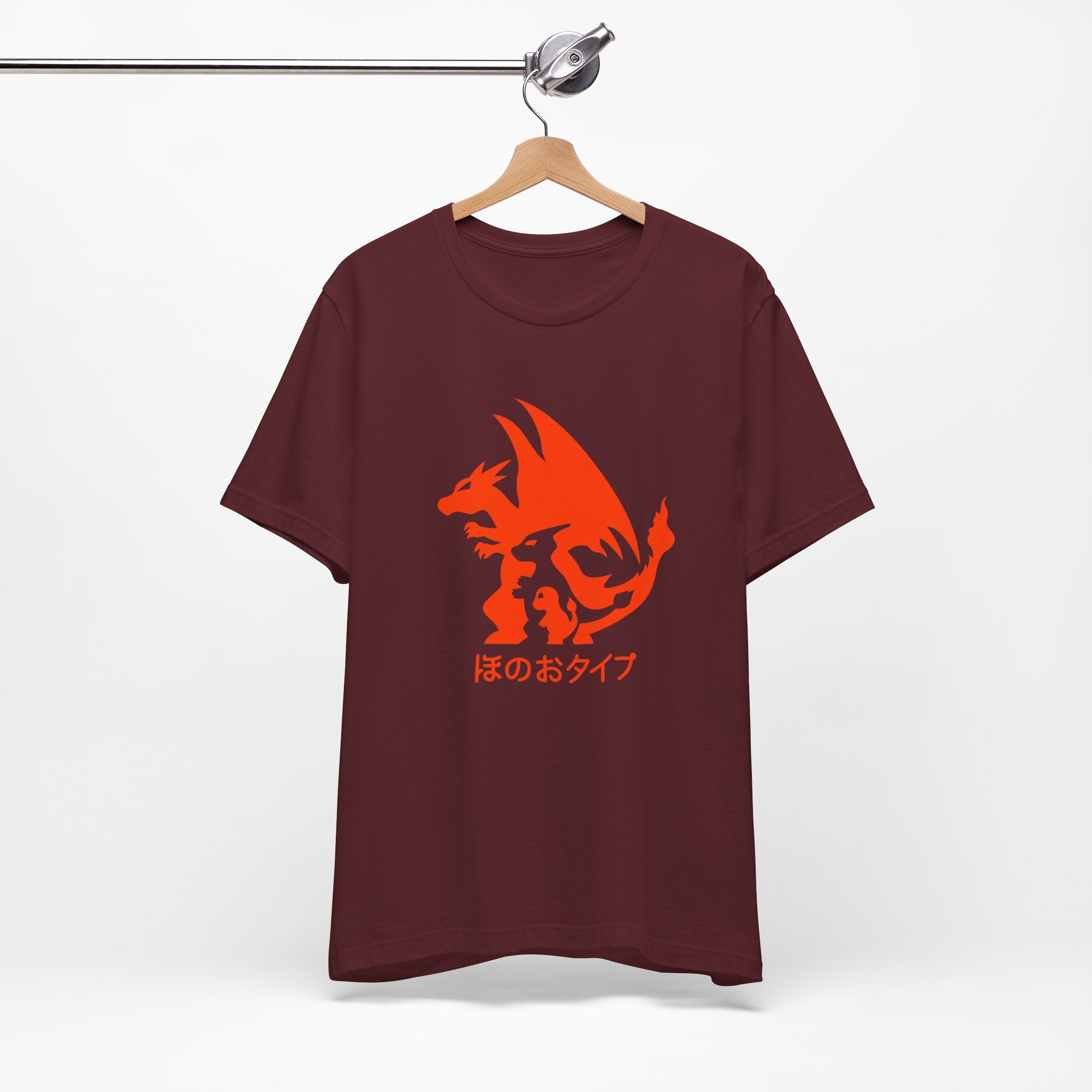 T-Shirt Unisex Dragon Graphic Tee - Perfect for Gamers, Anime Lovers, Casual Wear, Birthday Gifts, Fun Events, Cozy Vibes Maroon