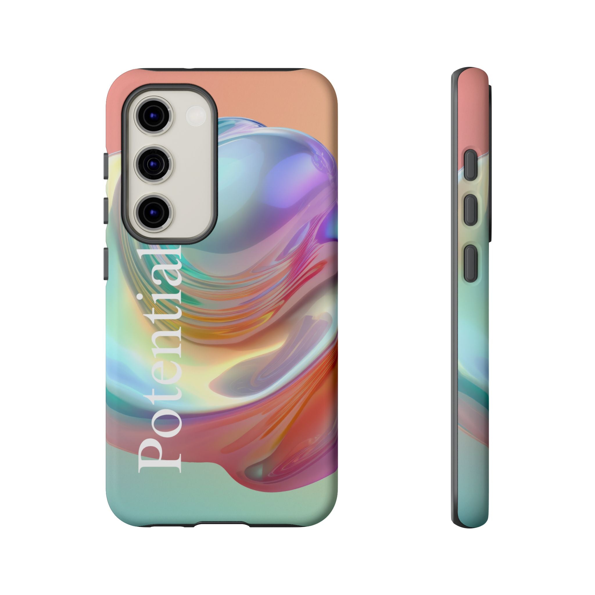 Colorful Phone Tough Case - "Potential" Metamorph Design