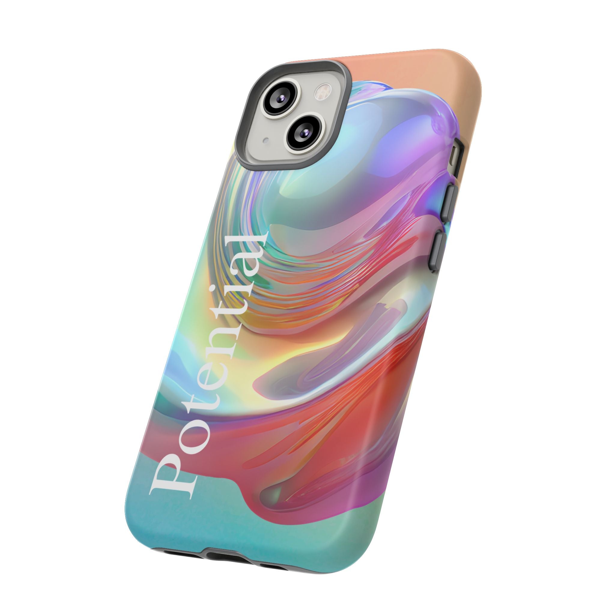 Colorful Phone Tough Case - "Potential" Metamorph Design