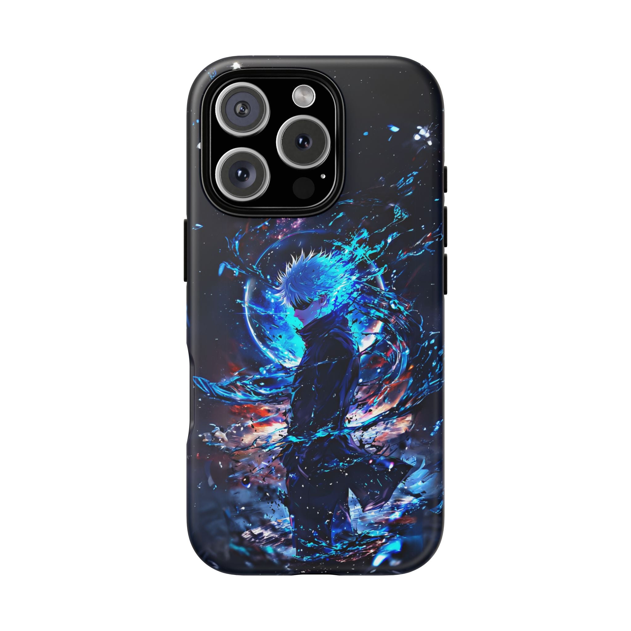 Anime Tough Phone Case – Gojou Satoru Design for iPhone, Samsung, and Google Pixel