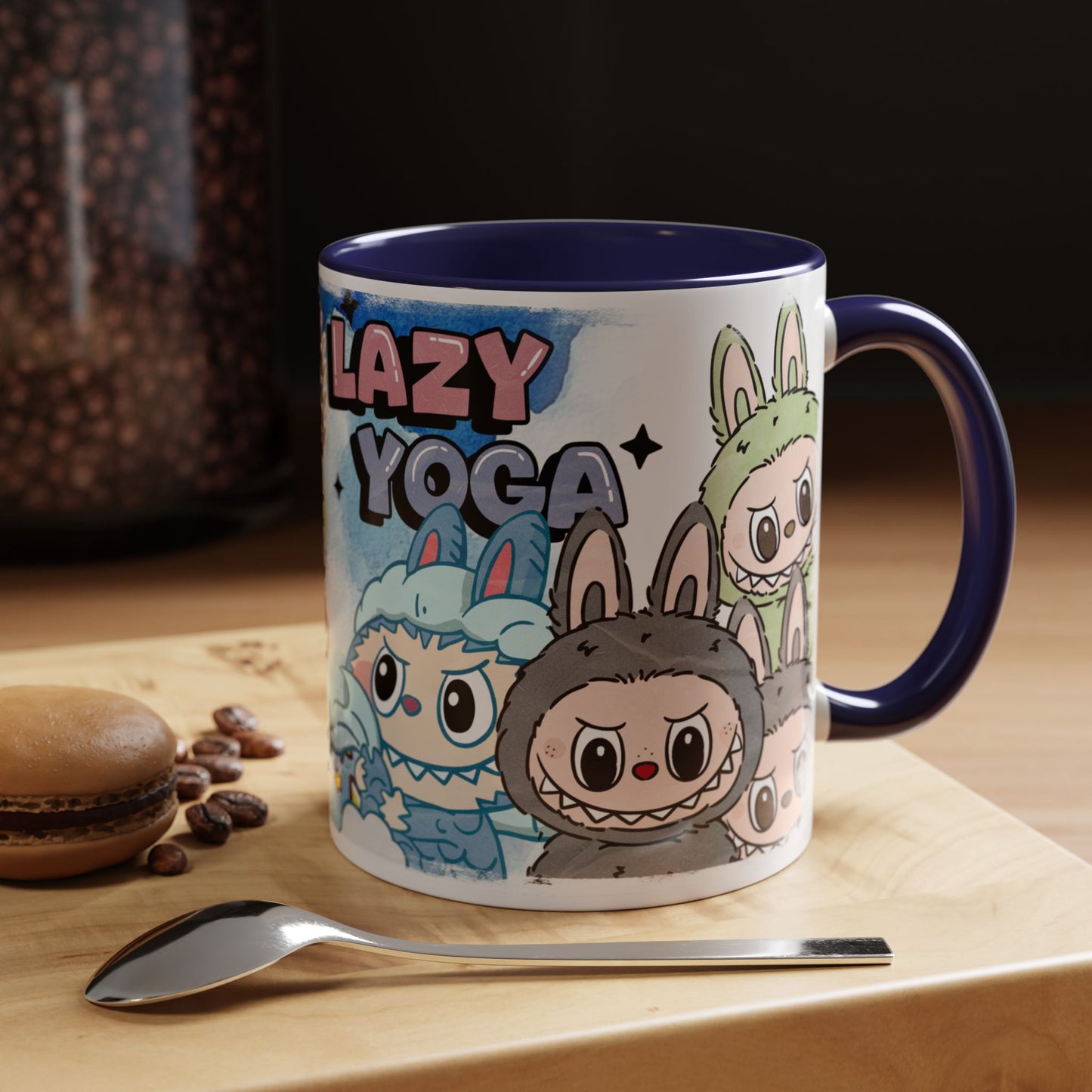 Mug Lazy Yoga Monsters Coffee Mug - Fun Accent Mug for Yoga Lovers