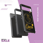 Tough Case Queen Phone Case – Matte & Glossy Crown Design for iPhone, Samsung & Pixel