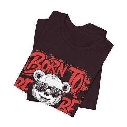 T-Shirt Fun Graphic Tees - Born to Be Awesome Unisex Shirt | For Teen & Adults | Affinite