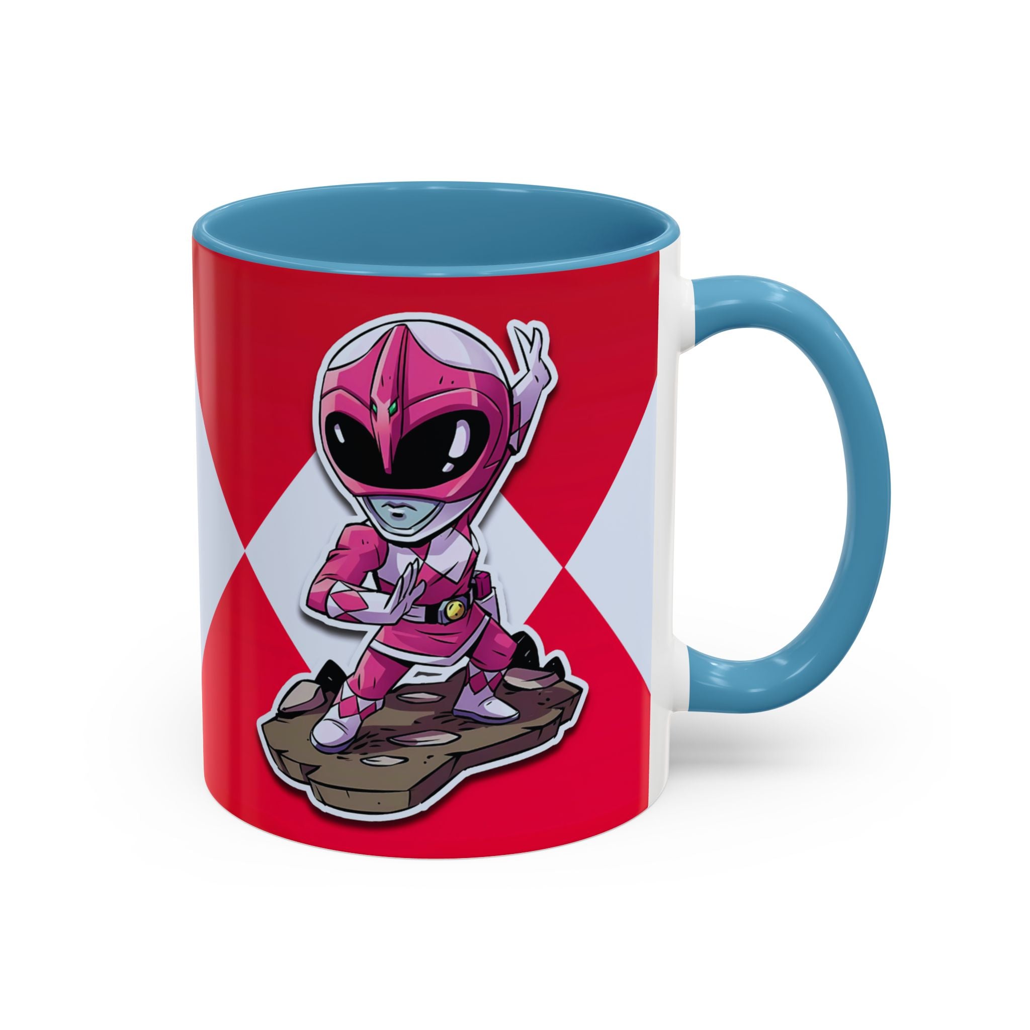 Mighty Morphin Power Rangers Pink Ranger Ceramic Mug - 11oz & 15oz Coffee Mug - Accent Mug for Pop Culture Fans