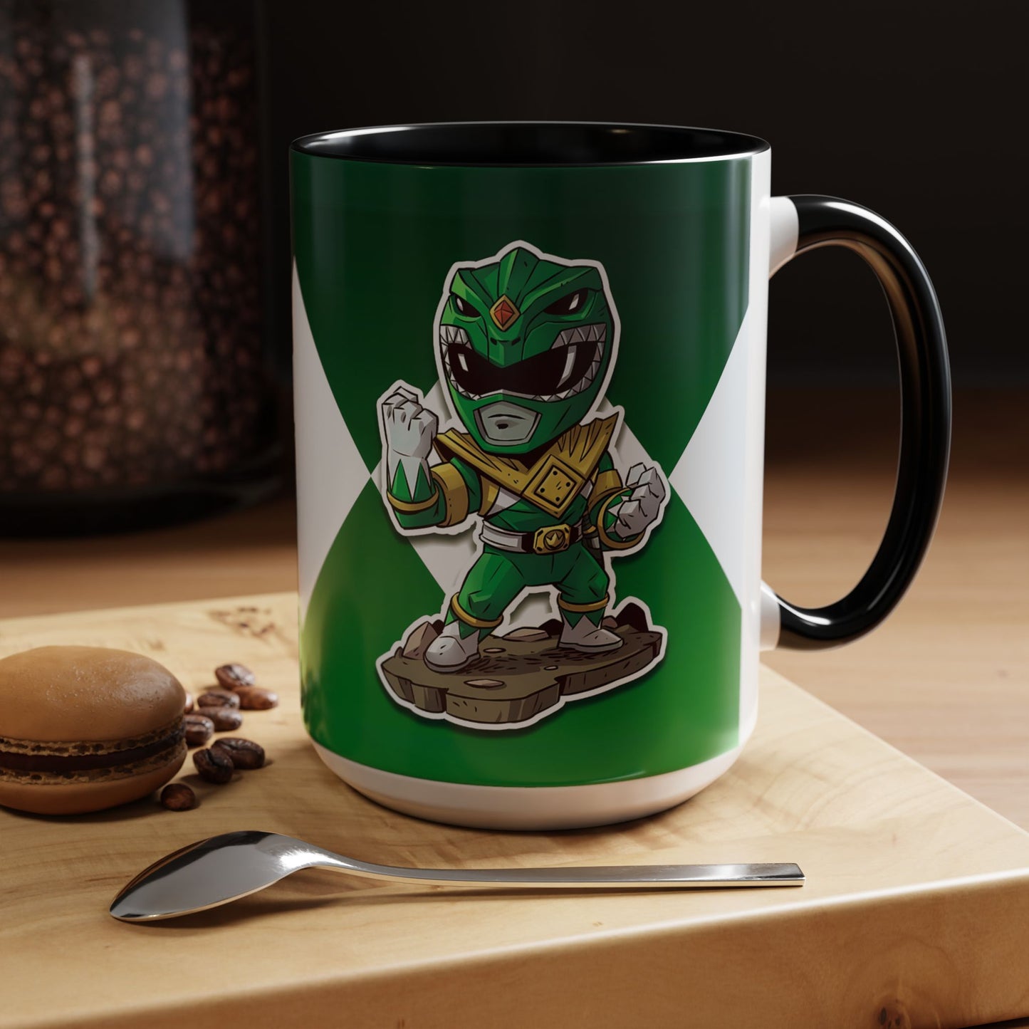Mug Green Ranger Mug – 11oz & 15oz Mighty Morphin Power Rangers Ceramic Cup
