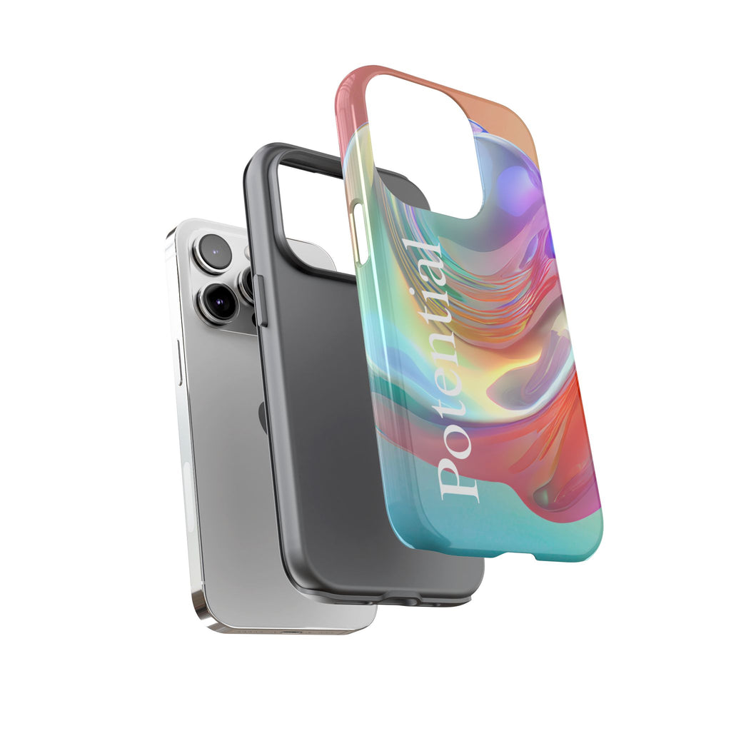 Colorful Phone Tough Case - "Potential" Metamorph Design