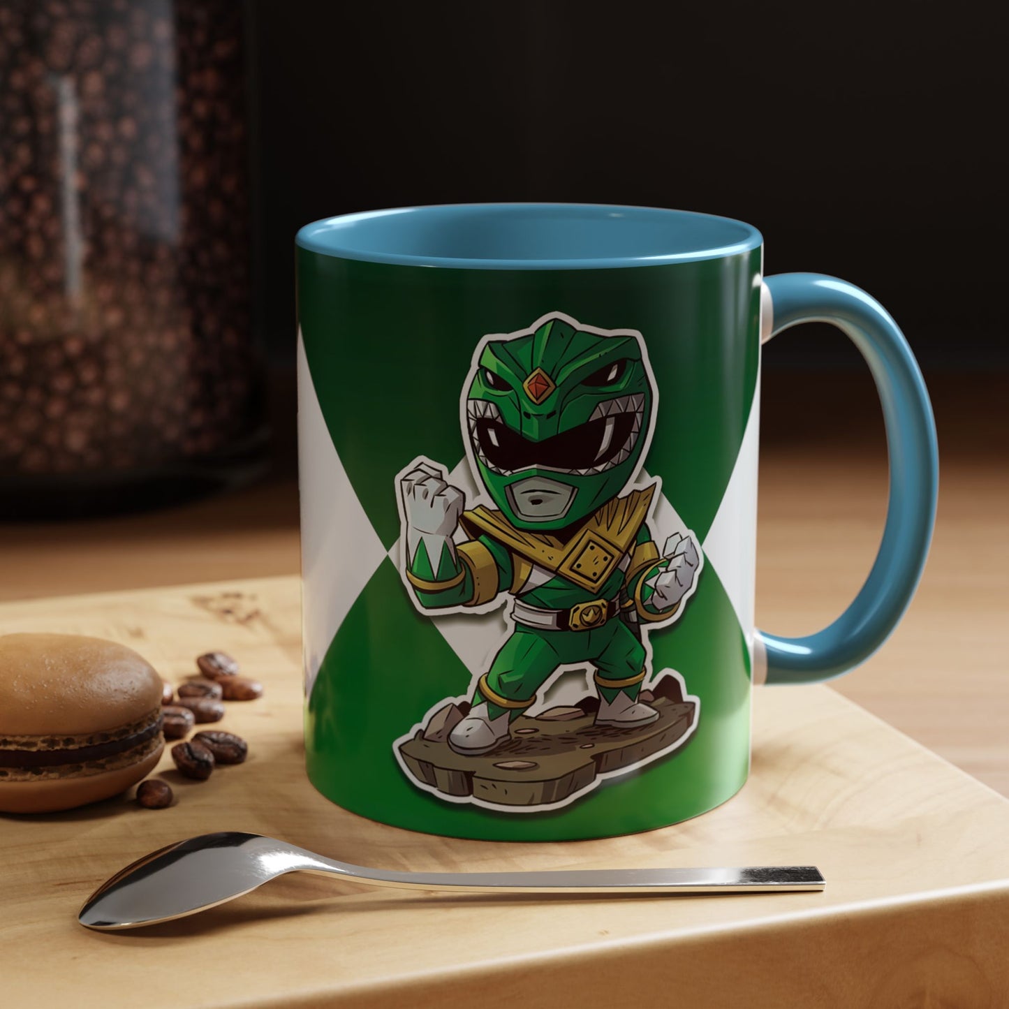 Mug Green Ranger Mug – 11oz & 15oz Mighty Morphin Power Rangers Ceramic Cup