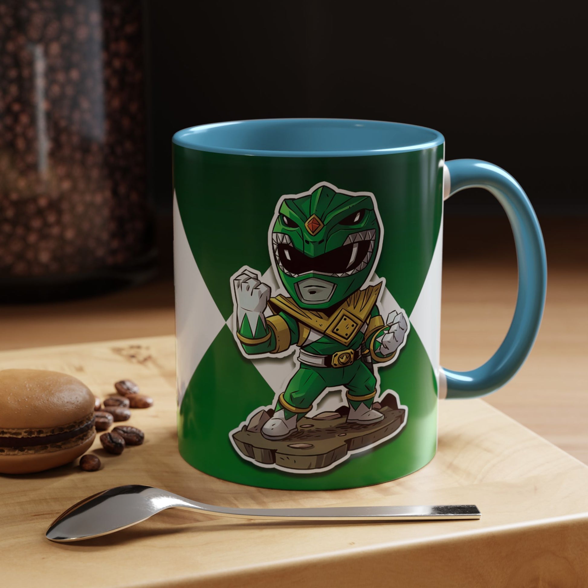 Mug Green Ranger Mug – 11oz & 15oz Mighty Morphin Power Rangers Ceramic Cup