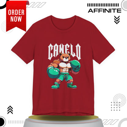 T-Shirt Boxing Bear T-Shirt - Unisex Jersey Short Sleeve Tee Inspired by Canelo
