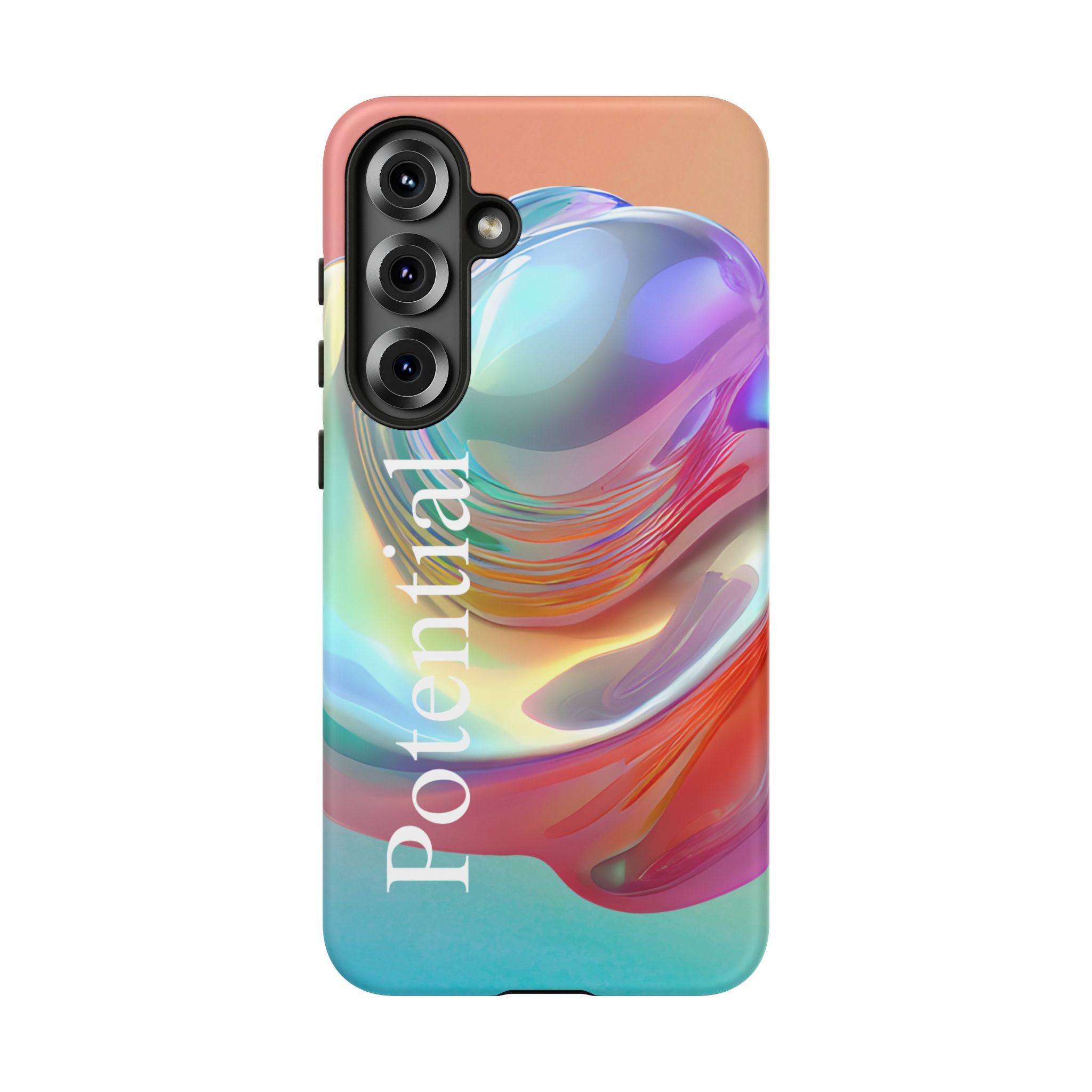 Colorful Phone Tough Case - "Potential" Metamorph Design