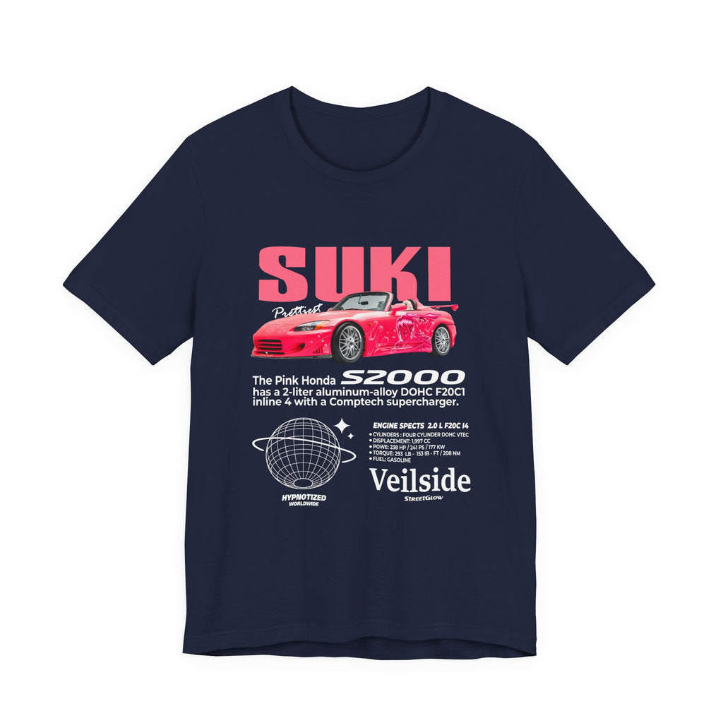 Suki Honda S2000 Shirt – Fast Car Anime T-Shirt | Unisex Retro Japanese Design by Bella+Canvas