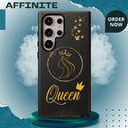 Tough Case Queen Phone Case – Matte & Glossy Crown Design for iPhone, Samsung & Pixel Samsung Galaxy S24 Ultra Matte