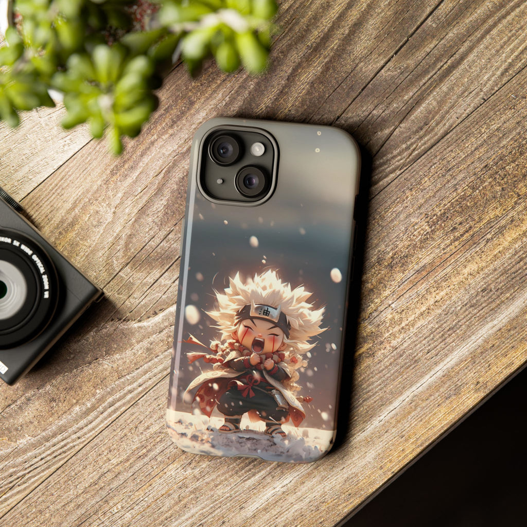Anime Phone Case – Chibi Jiraiya Tough Protective Case for iPhone & Samsung