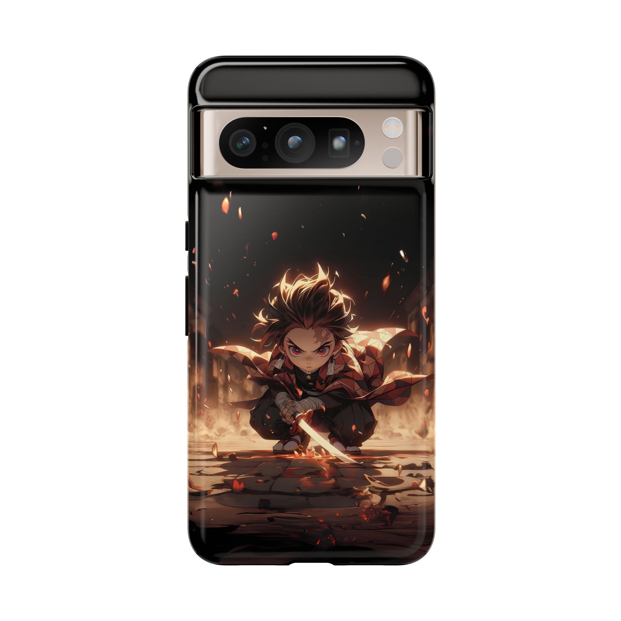 Tough Phone Case – Chibi Tanjiro Kamado Anime Protective Case for iPhone & Samsung