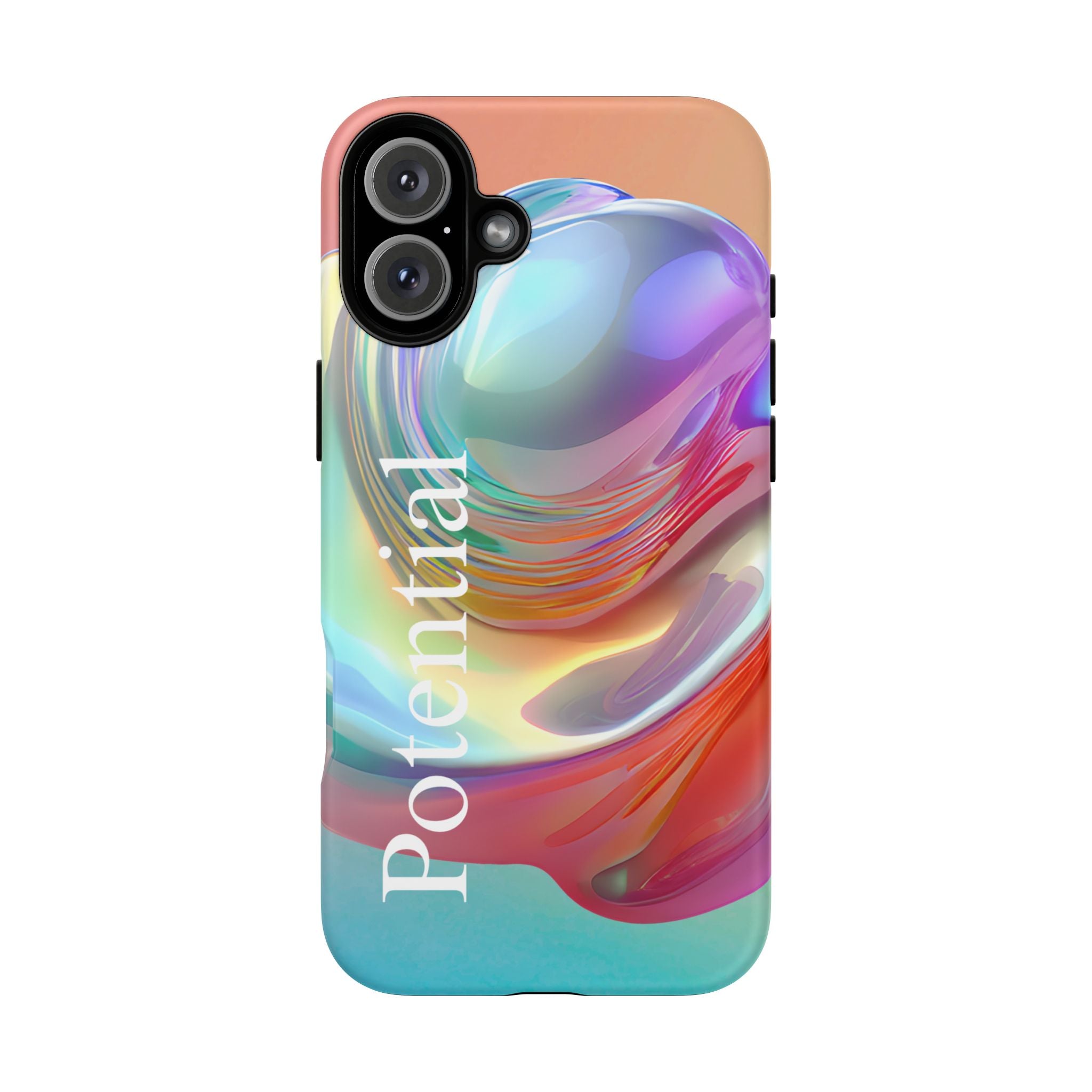 Colorful Phone Tough Case - "Potential" Metamorph Design