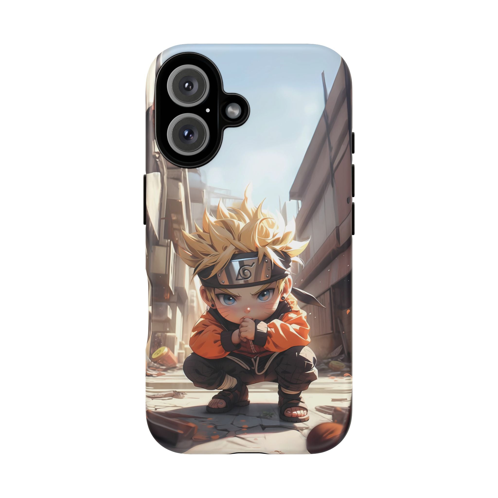Chibi Naruto Tough Phone Case – Anime Protective Case for iPhone & Samsung, UV Resistant, Durable & Stylish