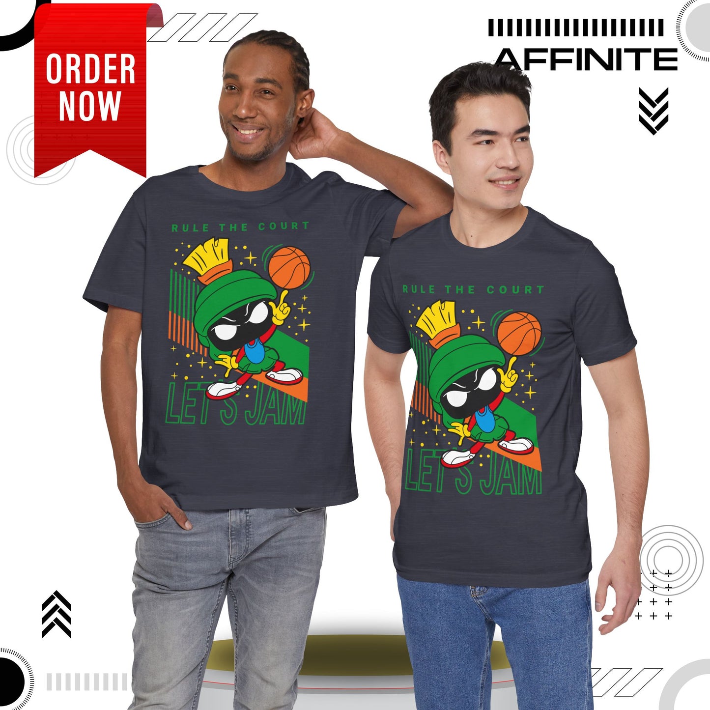 T-Shirt "Basketball Motivational T-Shirt - Rule The Court Player's Tee"