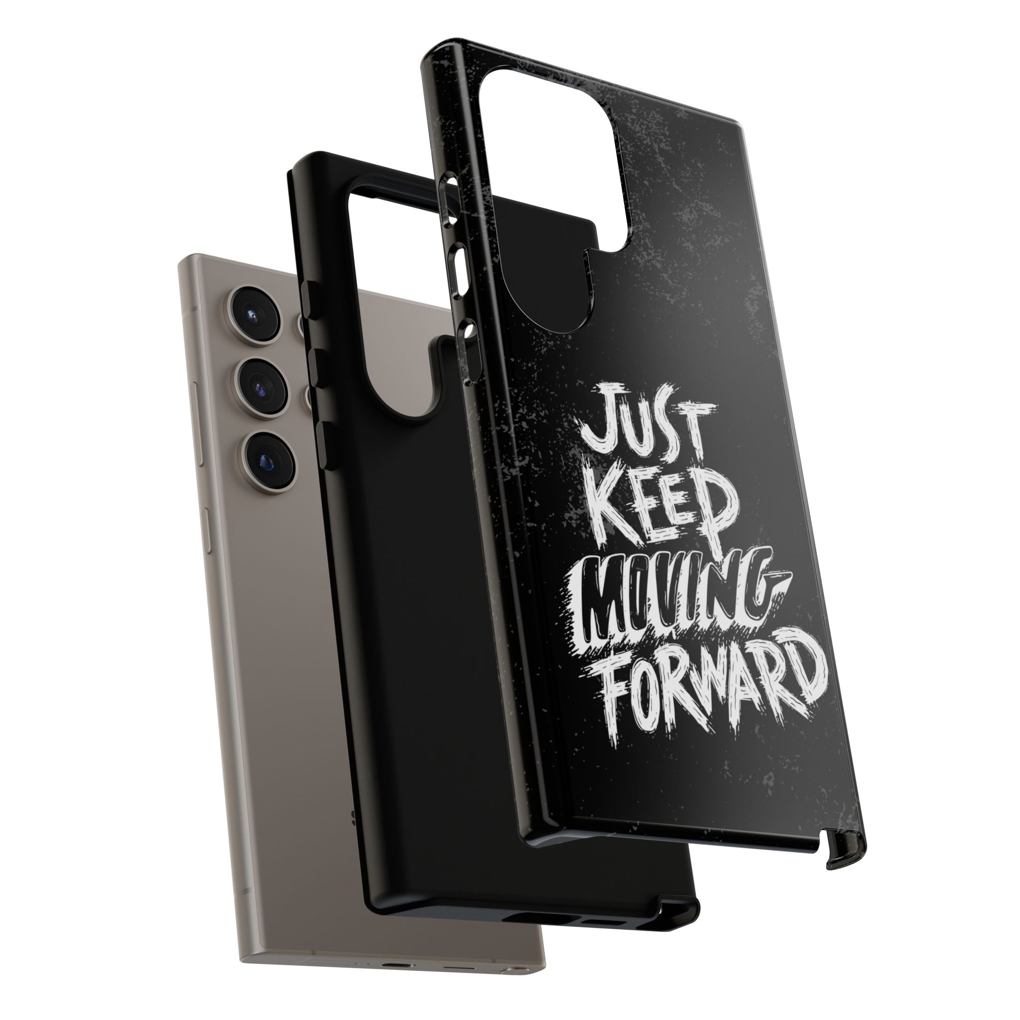 Tough Cases - Keep Moving Forward Quote Themed Phone Protection for iPhone, Samsung, and Google Pixel (Matte/Glossy)