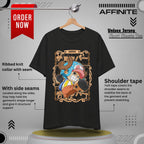 T-Shirt Anime-Inspired Unisex Short Sleeve Tee - 100% Cotton Chopper T-Shirt by Bella+Canvas Black Heather